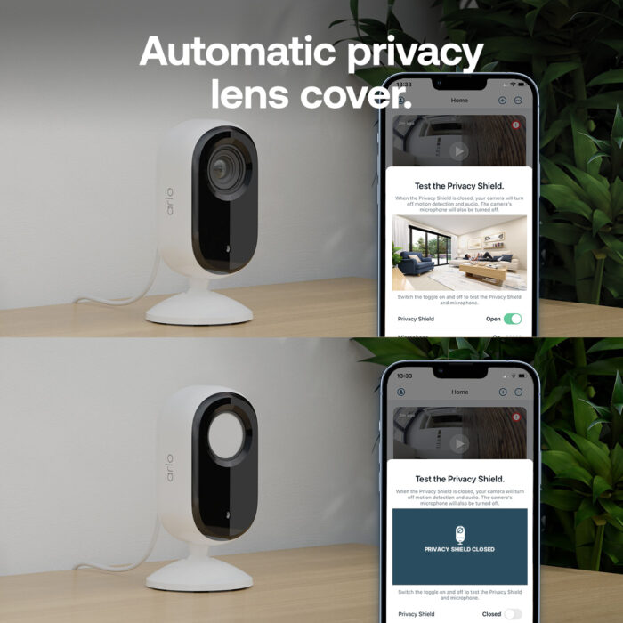 Arlo Essential (Gen.3) 2K Indoor Security Camera - White - Image 5