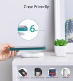 Choetech Wireless Pad Fast Charger 15W – Бял - Image 3