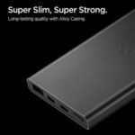Spigen Essential Alloy Portable Charger 10000 mAh 22.5W EA2210 – Черен - Image 2