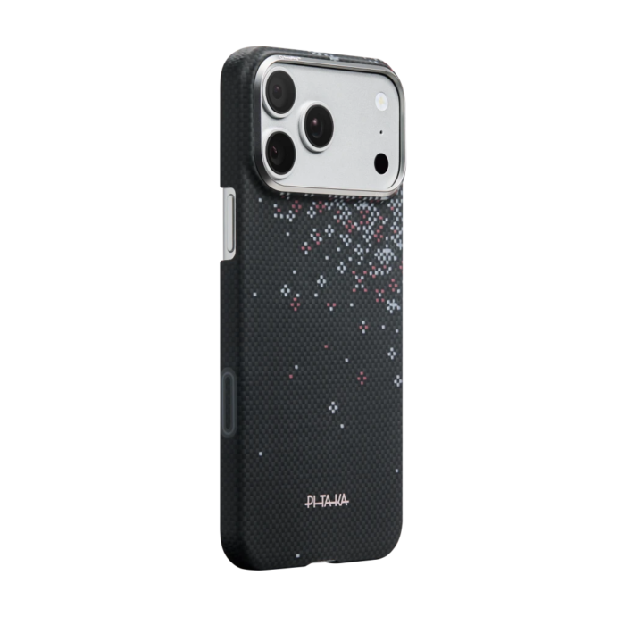 Magsafe Калъф за iPhone 17 Pro Max, Pitaka Edge Black/Blue Case, Черен - Image 2