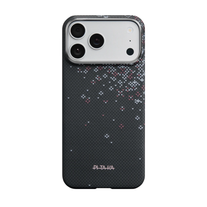 Magsafe Калъф за iPhone 17 Pro Max, Pitaka Edge Black/Blue Case, Черен - Image 3