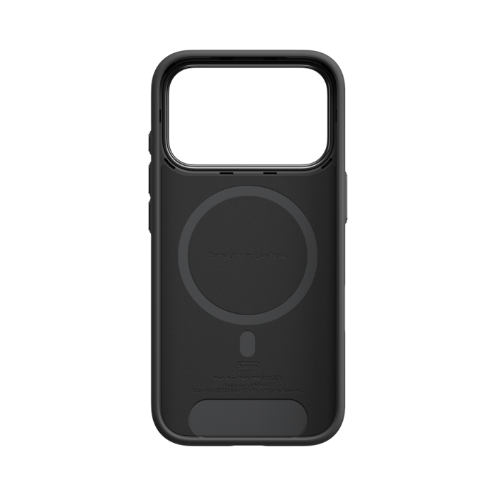 Magsafe Калъф за iPhone 18 Pro/ 17 Pro, Pitaka Summa Case Black/Grey, Черен - Image 2