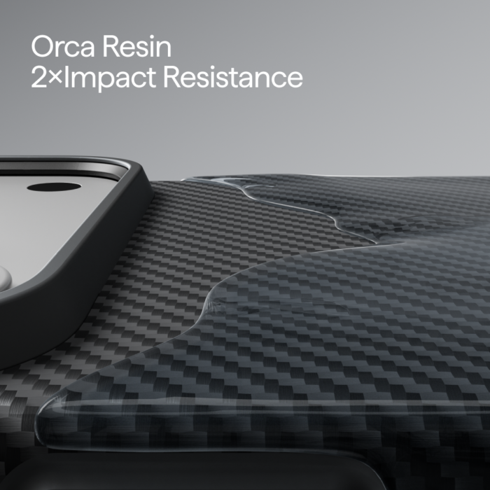 Magsafe Калъф за iPhone 18 Pro/ 17 Pro, Pitaka Summa Case Black/Grey, Черен - Image 4