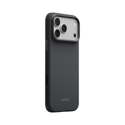 Magsafe Калъф за iPhone 18 Pro Max/ 17 Pro Max, Pitaka Summa Case Black/Grey, Черен