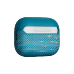 Magsafe Калъф за Apple AirPods Pro 3, Pitaka Aramid Fiber Magnetic Case Lucid Blue, Син