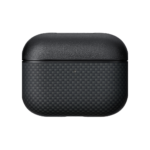 Magsafe Калъф за Apple AirPods Pro 3, Pitaka Aramid Fiber Magnetic Black/Grey Case, Черен - Image 3