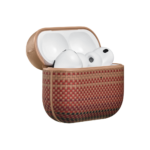 Magsafe Калъф за Apple AirPods Pro 3, Pitaka Aramid Fiber Magnetic Sunset Case, Кафяв - Image 3