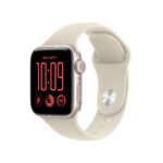 Apple Watch SE 3 GPS + Cellular 40mm Starlight Aluminium Case with Sand Sport Band