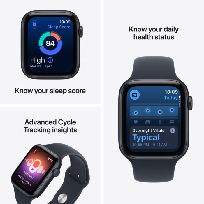 Apple Watch SE 3 GPS + Cellular 40mm Starlight Aluminium Case with Sand Sport Band