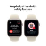 Apple Watch SE 3 GPS + Cellular 44mm Midnight Aluminium Case with Navy Blue Sport Band