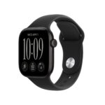 Apple Watch Series 12 GPS 42mm Black Aluminium Case with Black Sport Band