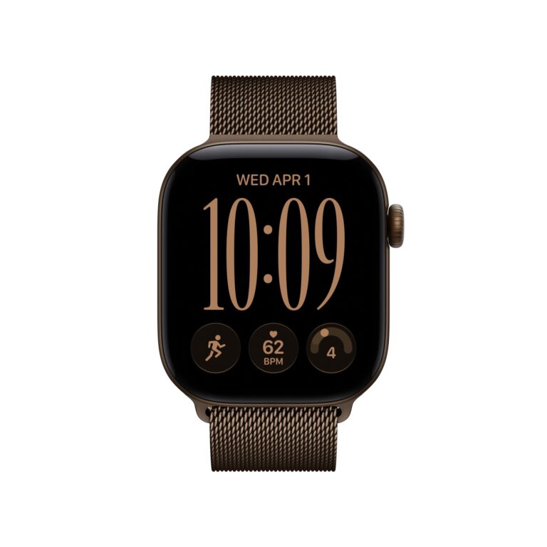 Apple Watch Series 12 GPS 42mm Dark Bronze Aluminium Case with Dark Bronze Milanese Loop