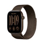 Apple Watch Series 12 GPS 46mm Dark Bronze Aluminium Case with Dark Bronze Milanese Loop