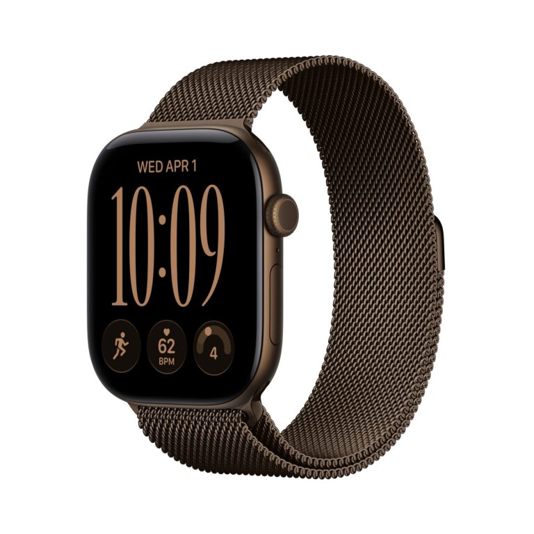 Apple Watch Series 12 GPS 46mm Dark Bronze Aluminium Case with Dark Bronze Milanese Loop