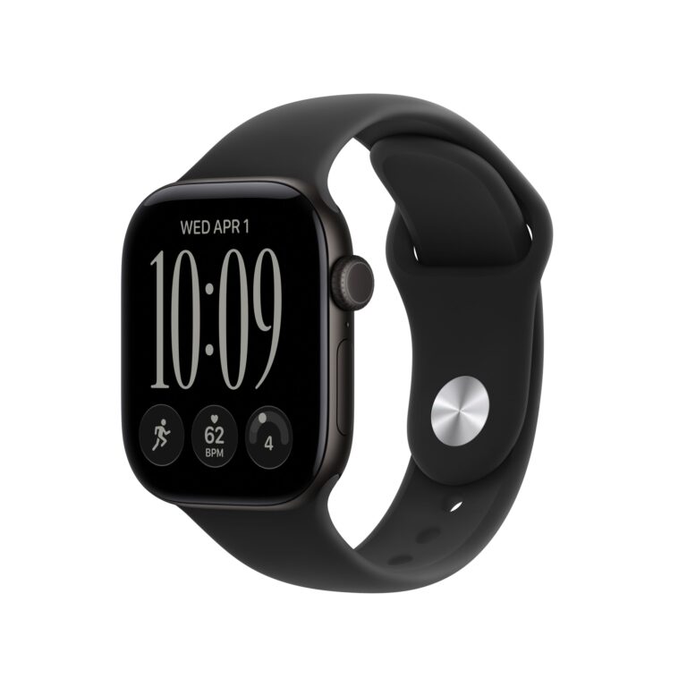 Apple Watch Series 12 GPS + Cellular 42mm Black Aluminium Case with Black Sport Band