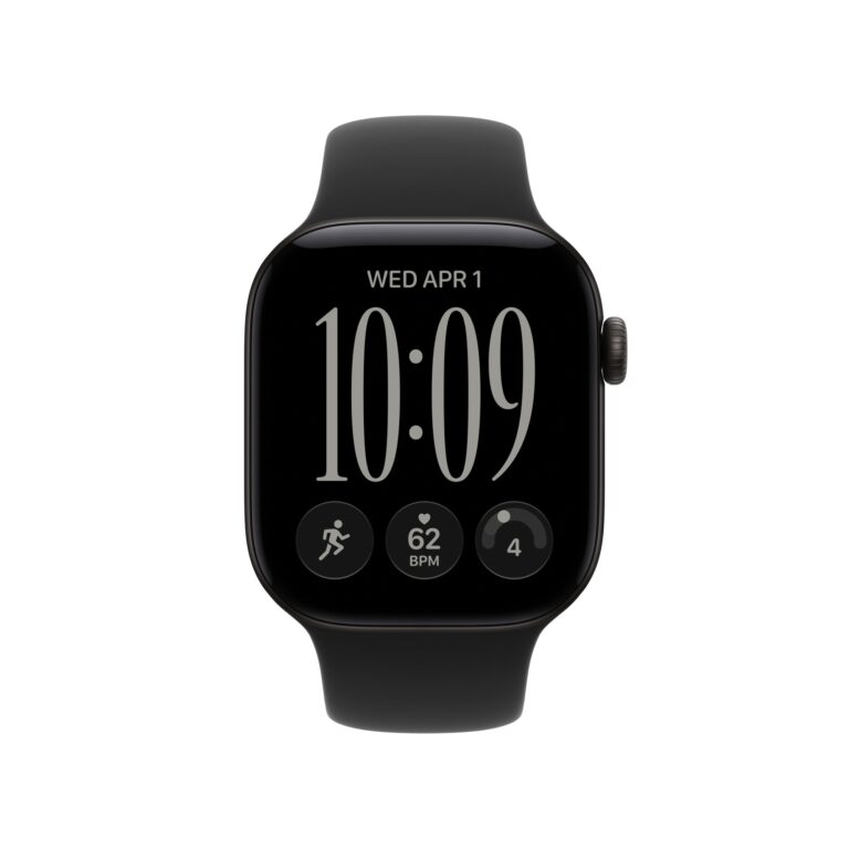 Apple Watch Series 12 GPS + Cellular 42mm Black Aluminium Case with Black Sport Band