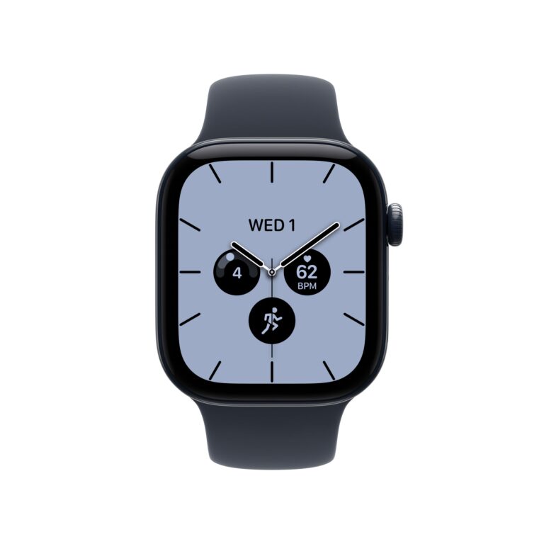 Apple Watch Series 12 GPS + Cellular 42mm Night Blue Ceramic Case with Navy Blue Sport Band