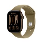 Apple Watch Series 12 GPS + Cellular 46mm Dark Bronze Aluminium Case with Olive Sport Band