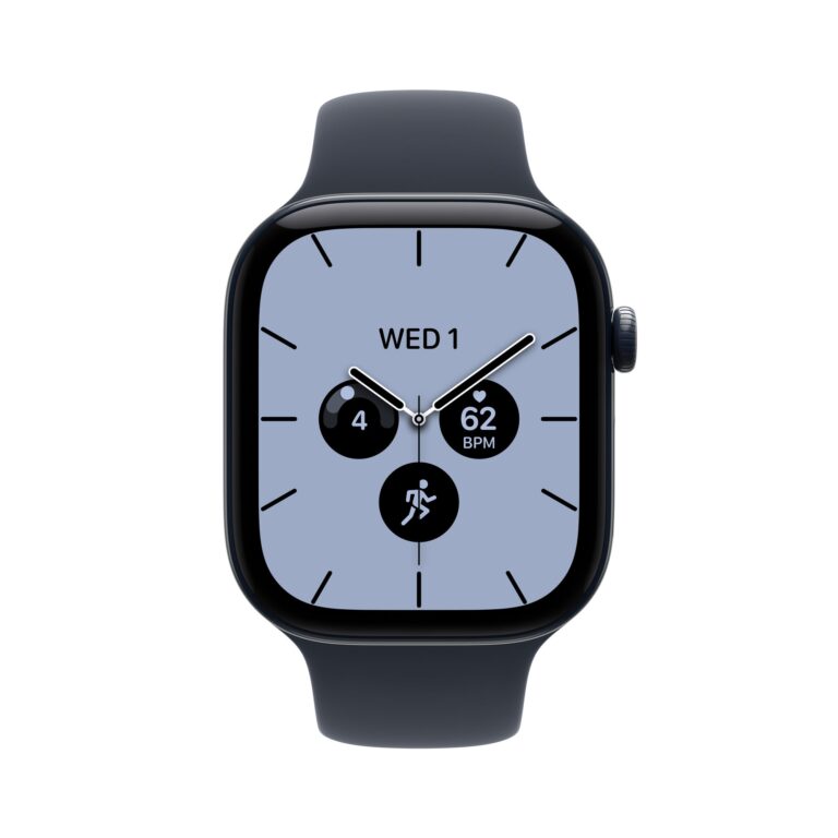 Apple Watch Series 12 GPS + Cellular 46mm Night Blue Ceramic Case with Navy Blue Sport Band