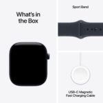 Apple Watch Series 12 GPS + Cellular 46mm Night Blue Ceramic Case with Navy Blue Sport Band