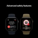Apple Watch Series 12 GPS + Cellular 46mm Pearl White Ceramic Case with Sand Sport Band