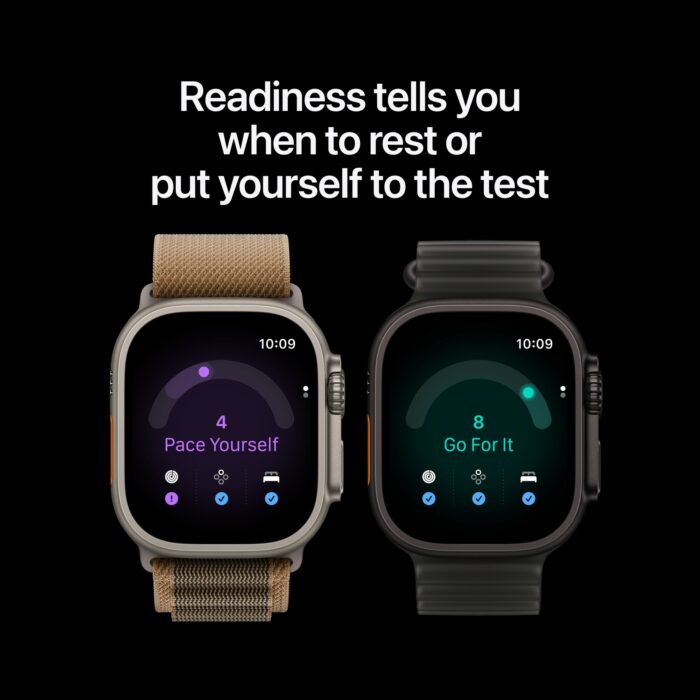 Apple Watch Ultra 4 GPS + Cellular 49mm Black Titanium Case with Burgundy Trail Loop
