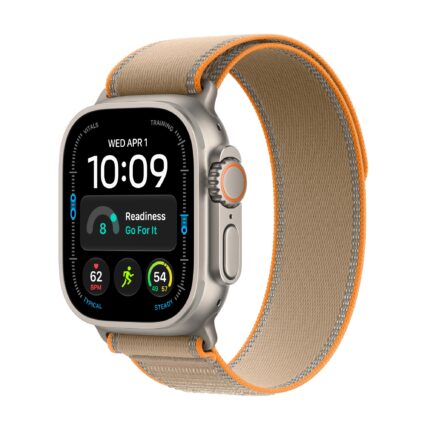 Apple Watch Ultra 4 GPS + Cellular 49mm Natural Titanium Case with Sand Trail Loop