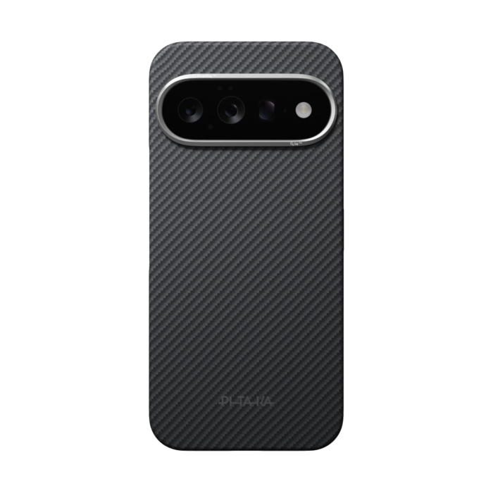 Magsafe Калъф за Google Pixel 11, Pitaka Edge Case Black/Grey, Черен - Image 2