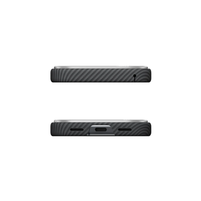 Magsafe Калъф за Google Pixel 11, Pitaka Edge Case Black/Grey, Черен - Image 4
