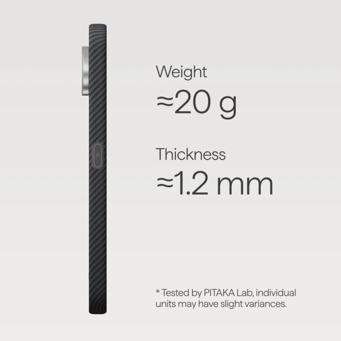 Magsafe Калъф за Google Pixel 11 Pro XL, Pitaka Edge Case Black/Grey, Черен - Image 3