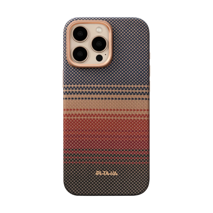 Magsafe Калъф за iPhone 16 Pro, Pitaka Edge Case Sunset, Кафяв - Image 2
