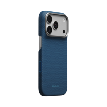 Magsafe Калъф за iPhone 18 Pro/ 17 Pro, Pitaka Edge Lucid Blue Case, Син