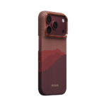 Magsafe Калъф за iPhone 18 Pro/ 17 Pro, Pitaka Edge Case Over the Horizon2.0 Autumn Dusk-03, Червен