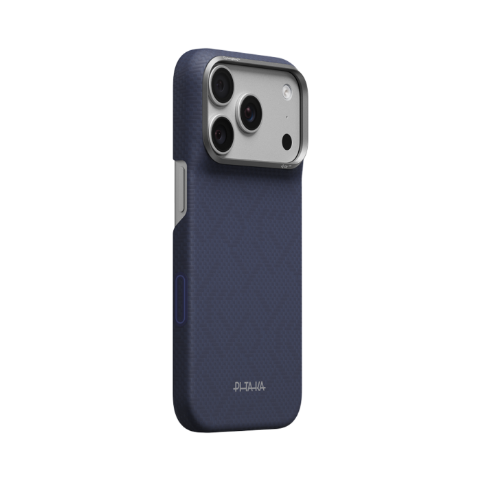 Magsafe Калъф за iPhone 18 Pro/ 17 Pro, Pitaka Edge Lucid Blue Case, Син - Image 4