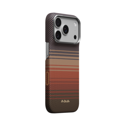 Magsafe Калъф за iPhone 18 Pro/ 17 Pro, Pitaka Edge Case Sunset, Кафяв