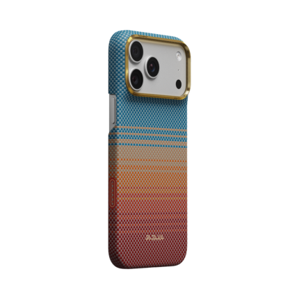 Magsafe Калъф за iPhone 18 Pro Max/ 17 Pro Max, Pitaka Edge Case Sunset2.0 California Dream01, Кафяв