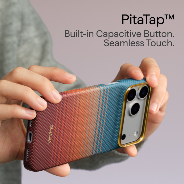 Magsafe Калъф за iPhone 18 Pro Max/ 17 Pro Max, Pitaka Edge Case Sunset2.0 California Dream01, Кафяв - Image 4