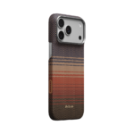 Magsafe Калъф за iPhone 18 Pro Max/ 17 Pro Max, Pitaka Edge Case Sunset, Кафяв