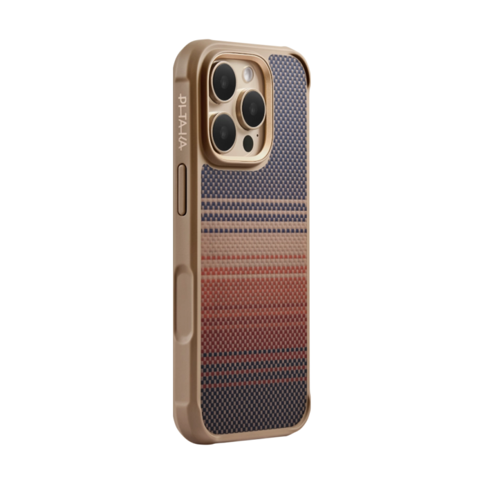 Magsafe Калъф за iPhone 16 Pro, Pitaka Edge Case Sunset, Кафяв - Image 4