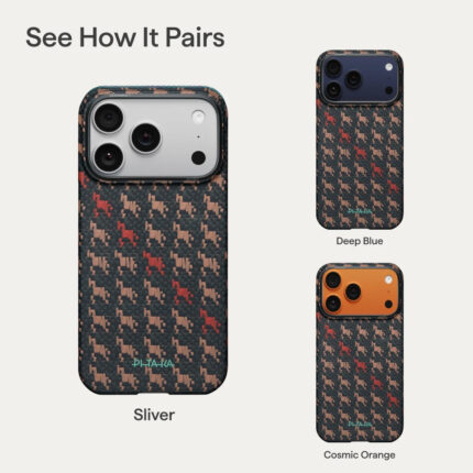 Magsafe Калъф за iPhone 17 Pro Max, Pitaka Edge Happiness Rides Case Ebon Kylin, Черен
