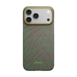 Magsafe Калъф за iPhone 17 Pro, Pitaka Edge Breath of Veins Case Sprout Surge, Зелен