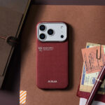 Magsafe Калъф за iPhone 17 Pro, Pitaka Edge Harvard Case Crimson, Червен