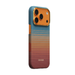 Magsafe Калъф за iPhone 17 Pro, Pitaka Edge Sunset2.0 Case California Dream 05, Кафяв