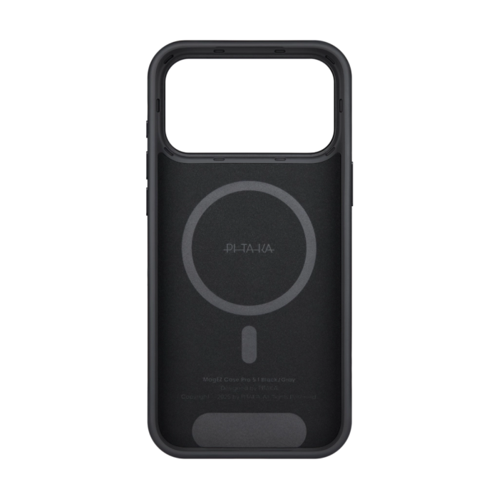 Magsafe Калъф за iPhone 17 Pro Max, Pitaka Aramid UltraGuard Black/Grey Case, Черен - Image 3