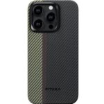 Magsafe Калъф за iPhone 15 Pro Max, Pitaka MagEZ 4 Overture Case, Черен