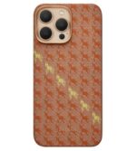 Magsafe Калъф за iPhone 16 Pro Max, Pitaka Edge Happiness Rides Case Amber, Оранжев - Image 2