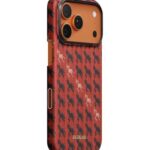 Magsafe Калъф за iPhone 17 Pro Max, Pitaka Edge Happiness Rides Case Cinnabar Steed, Червен