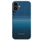 Magsafe Калъф за iPhone 16, Pitaka Edge Case Moonrise, Син - Image 2