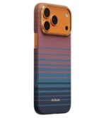 Magsafe Калъф за iPhone 17 Pro Max, Pitaka Edge Sunset2.0 Case California Dream 05, Кафяв - Image 2