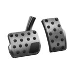 Спортни педали за Tesla Model 3 и Model Y, Spigen Pedal Cover TO200, неръждаема стомана, Сребристи